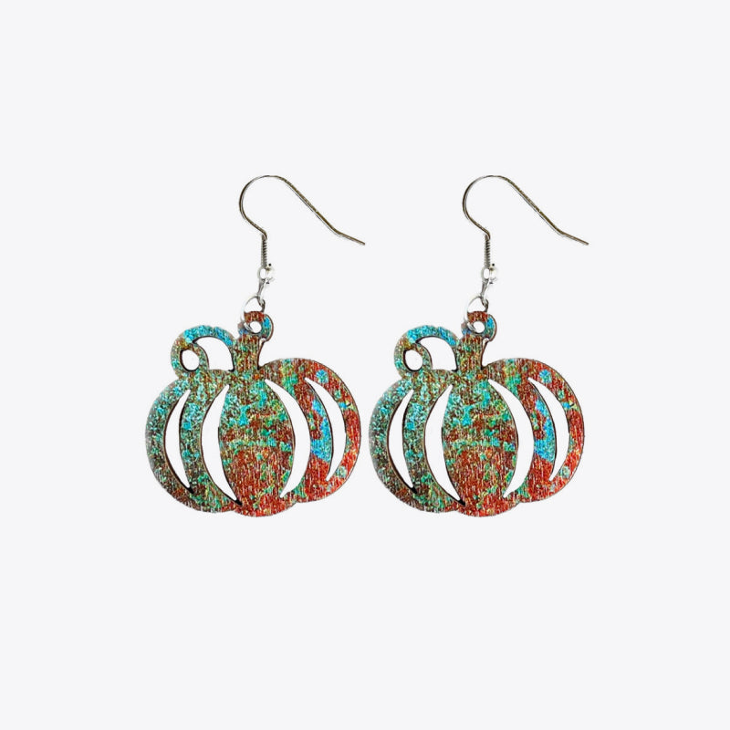 Wooden Dangle Earrings - AllIn Computer
