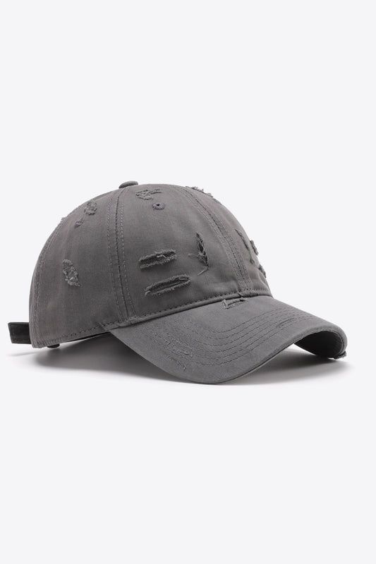 Distressed Adjustable Baseball Cap - AllIn Computer