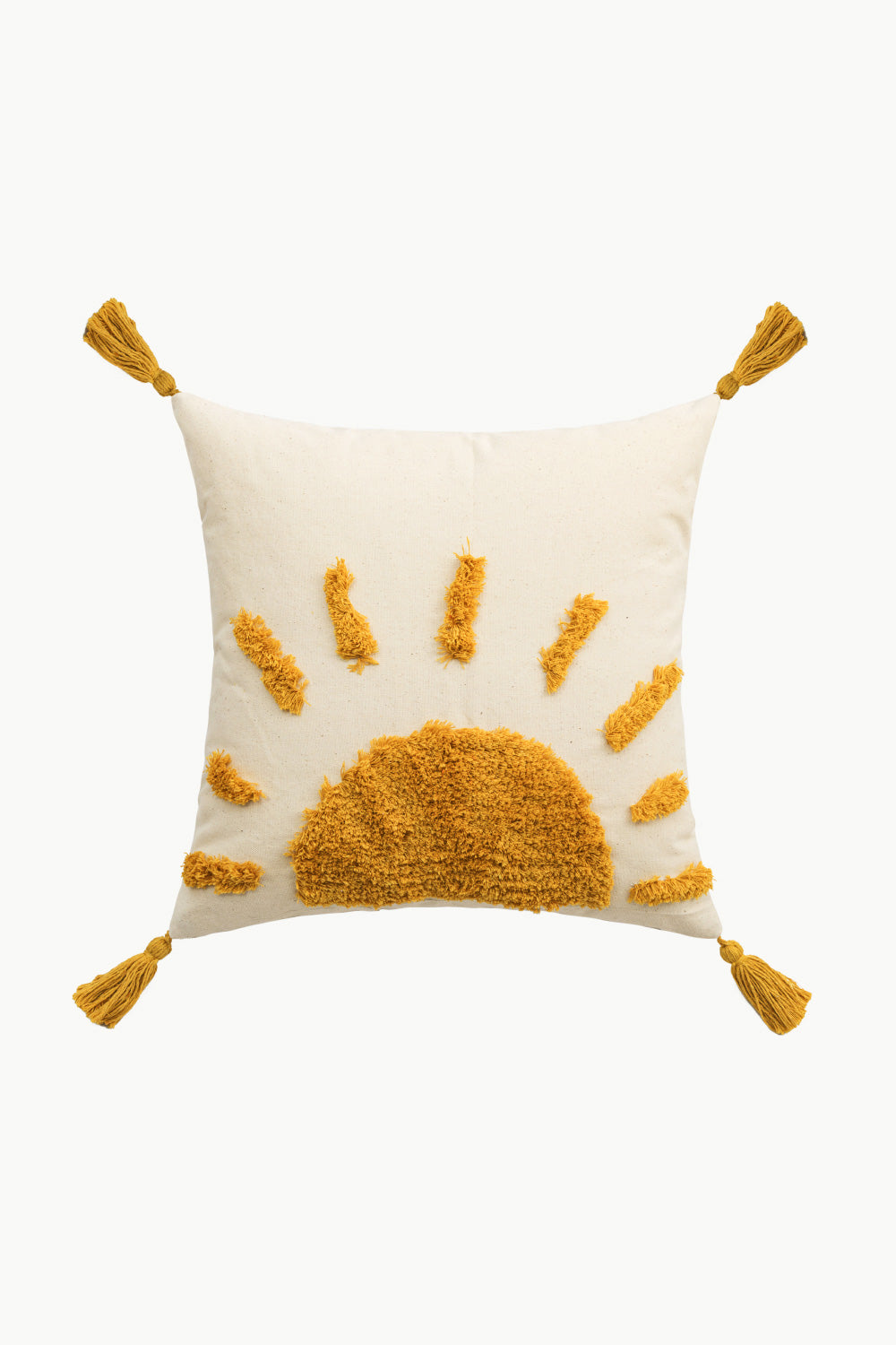 Sun Graphic Tassel Decorative Throw Pillow Case - AllIn Computer