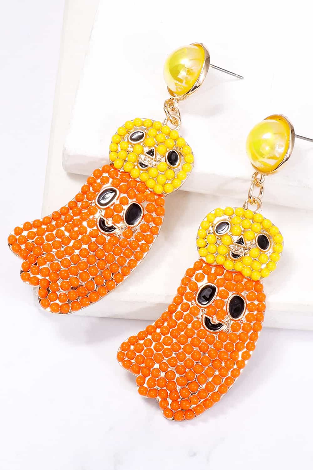 Halloween Ghost Shape Dangle Earrings - AllIn Computer