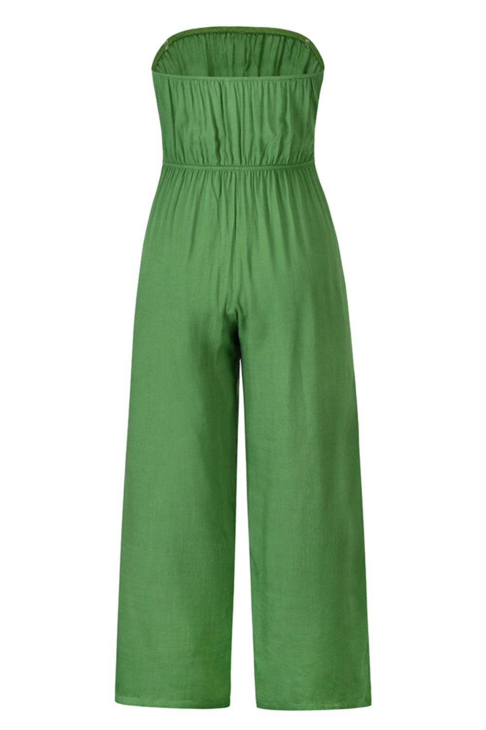 Tied Cutout Tube Wide Leg Jumpsuit - AllIn Computer