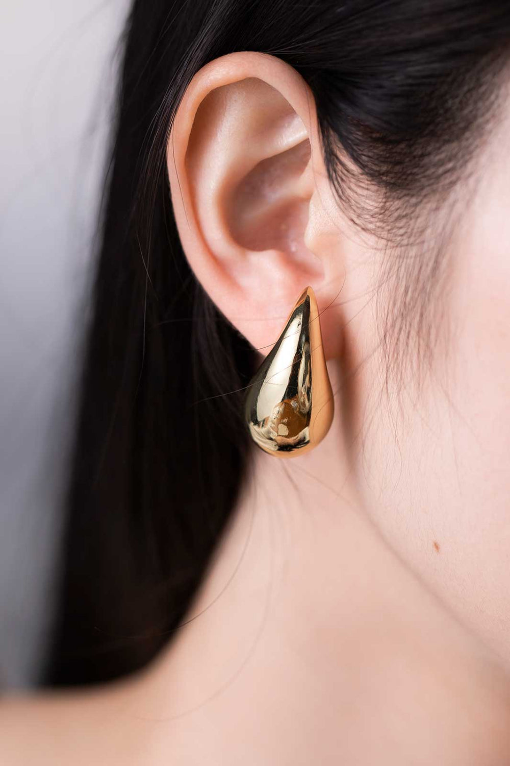 Large Size Water Drop Brass Earrings - AllIn Computer