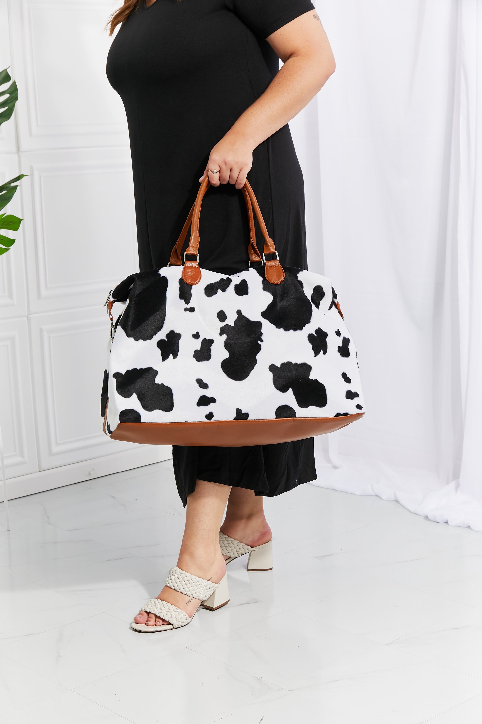 Animal Print Plush Weekender Bag - AllIn Computer