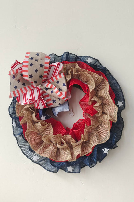 Independence Day Knit Wall Wreath - AllIn Computer