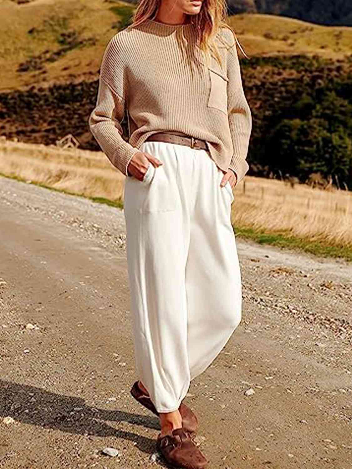 Knit Top and Joggers Set - AllIn Computer