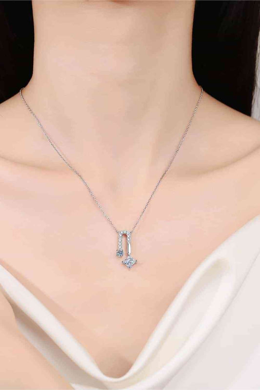 1.3 Carat Moissanite 925 Sterling Silver Necklace - AllIn Computer