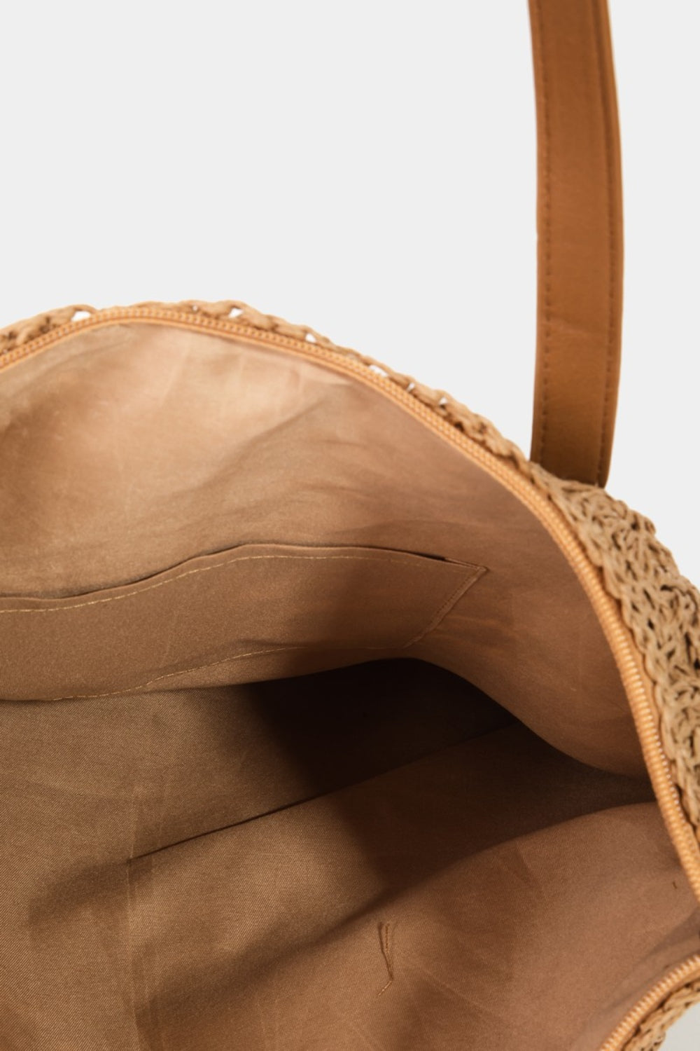 Fame Straw Braided Tote Bag - AllIn Computer