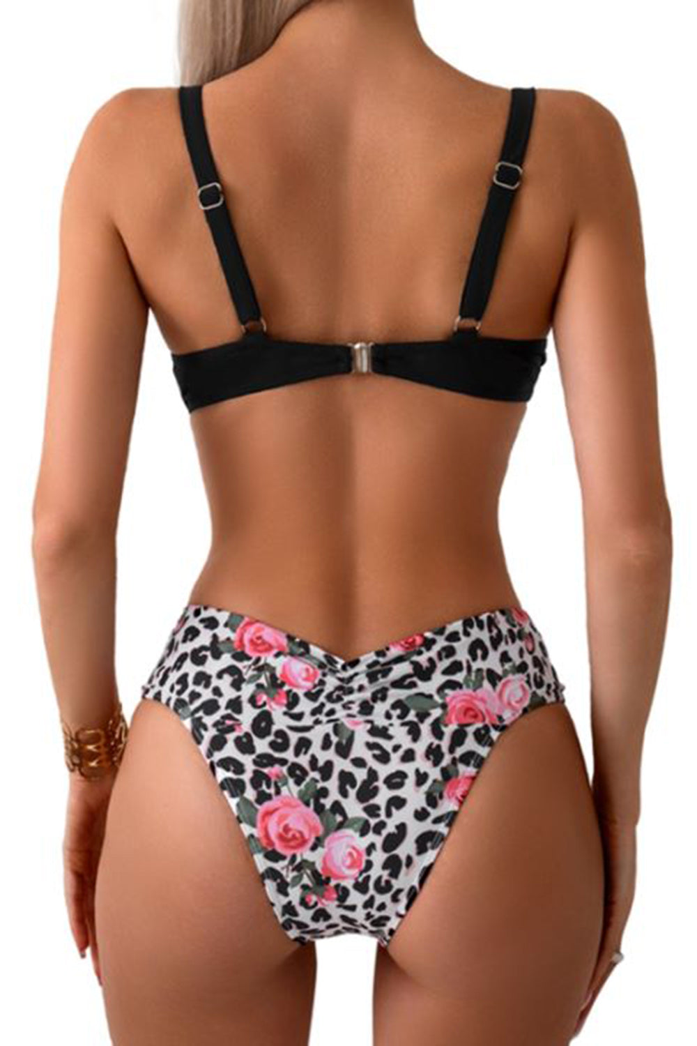 Ruched Top, Brief and Tied Cover Up Swim Set - AllIn Computer