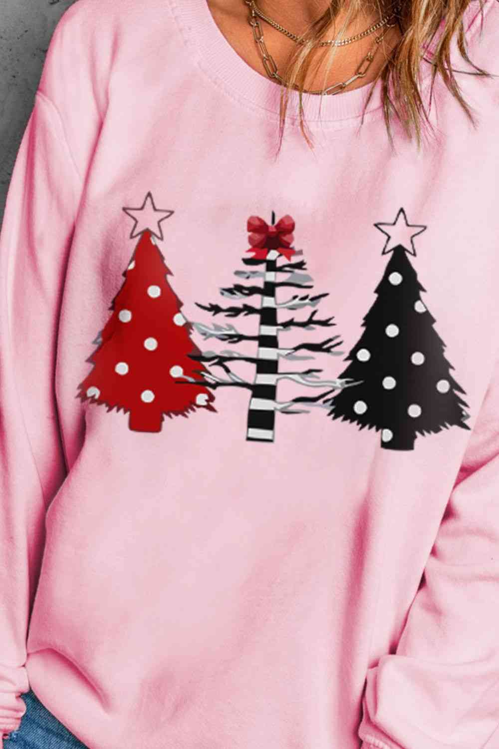 Christmas Tree Graphic Sweatshirt - AllIn Computer