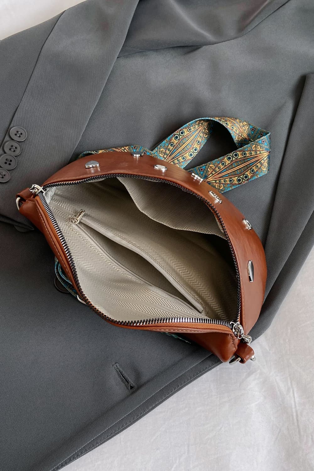 PU Leather Sling Bag - AllIn Computer