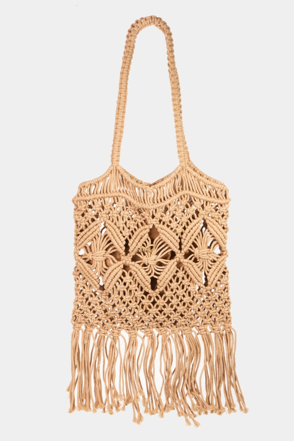 Fame Woven Handbag with Tassel - AllIn Computer