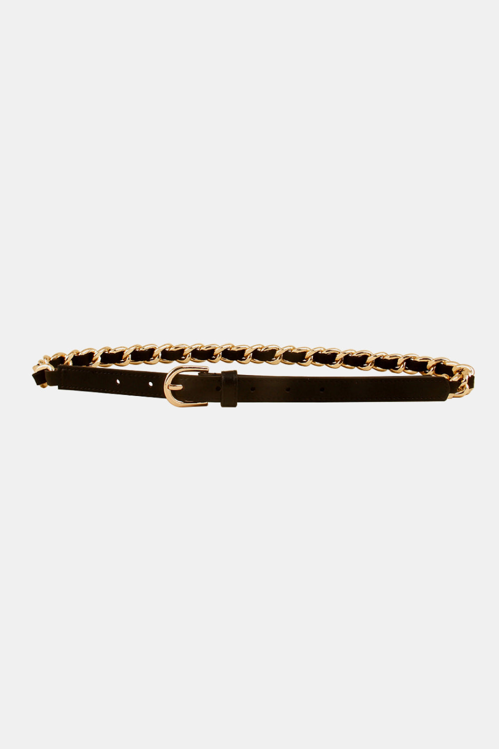 PU Chain Skinny Belt - AllIn Computer