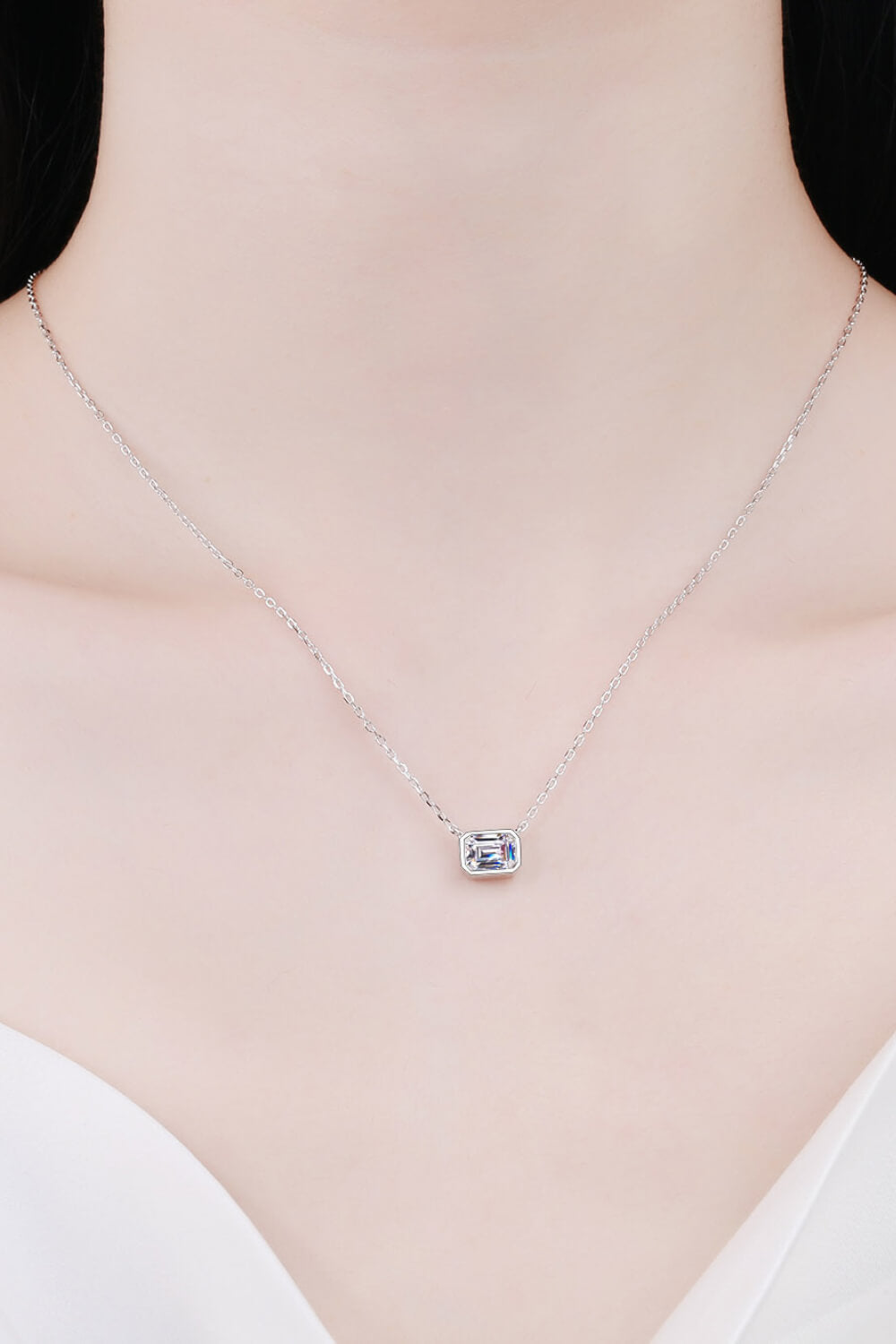 Beautiful Words 1 Carat Moissanite Pendant Necklace - AllIn Computer