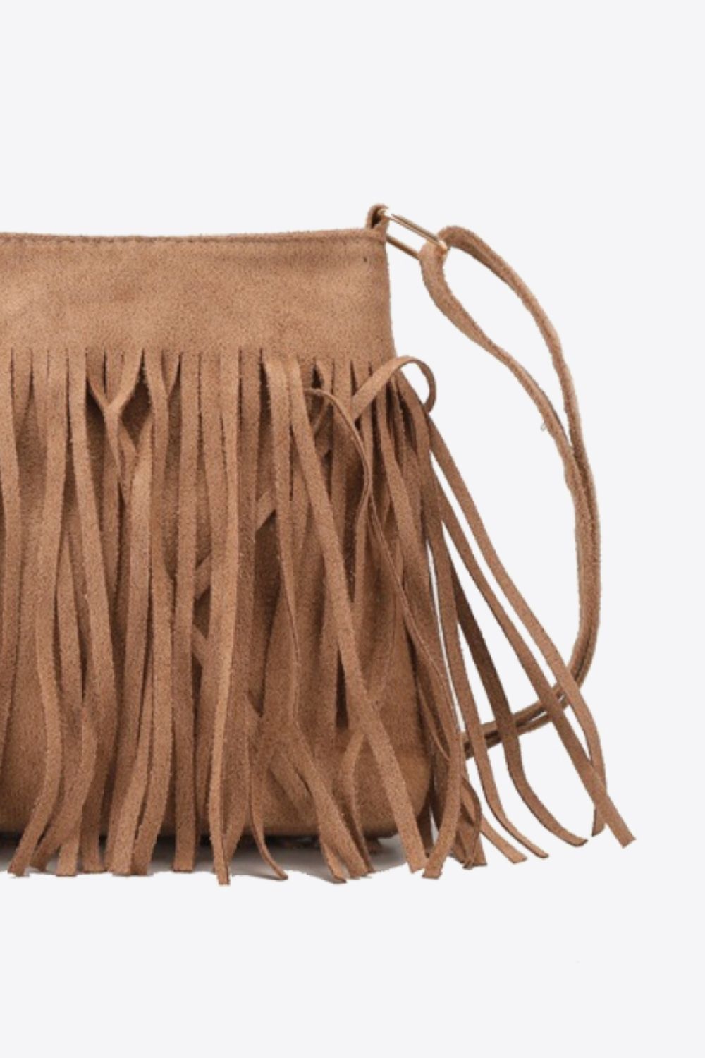 Adored PU Leather Crossbody Bag with Fringe - AllIn Computer