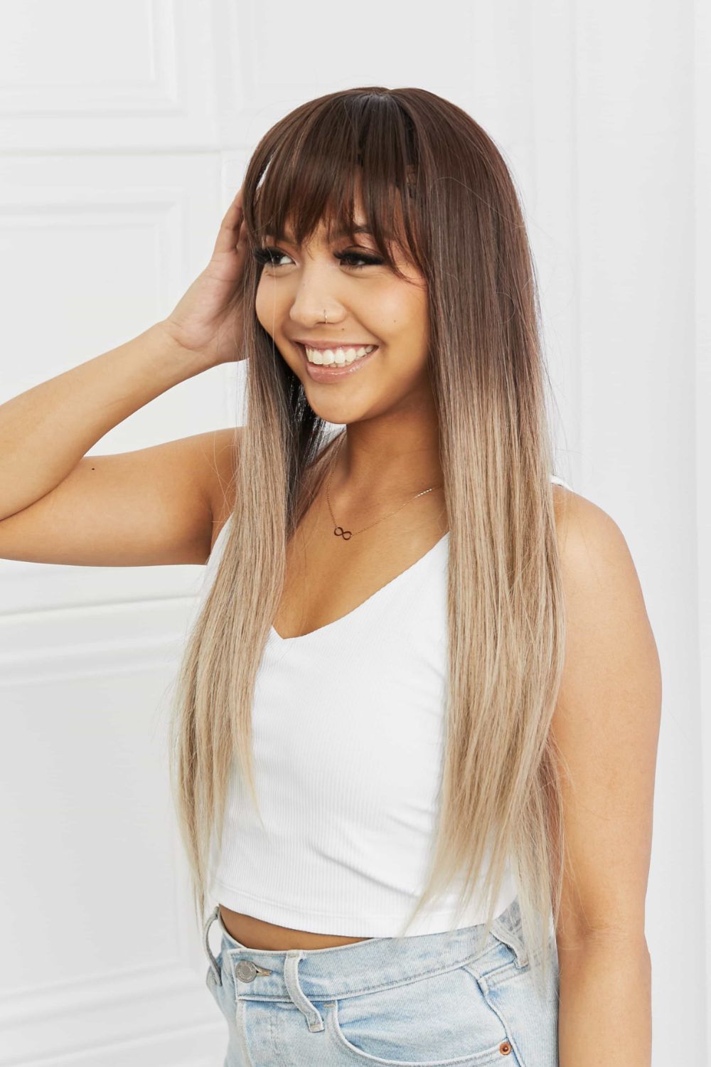 Long Straight Synthetic Wigs 26'' - AllIn Computer
