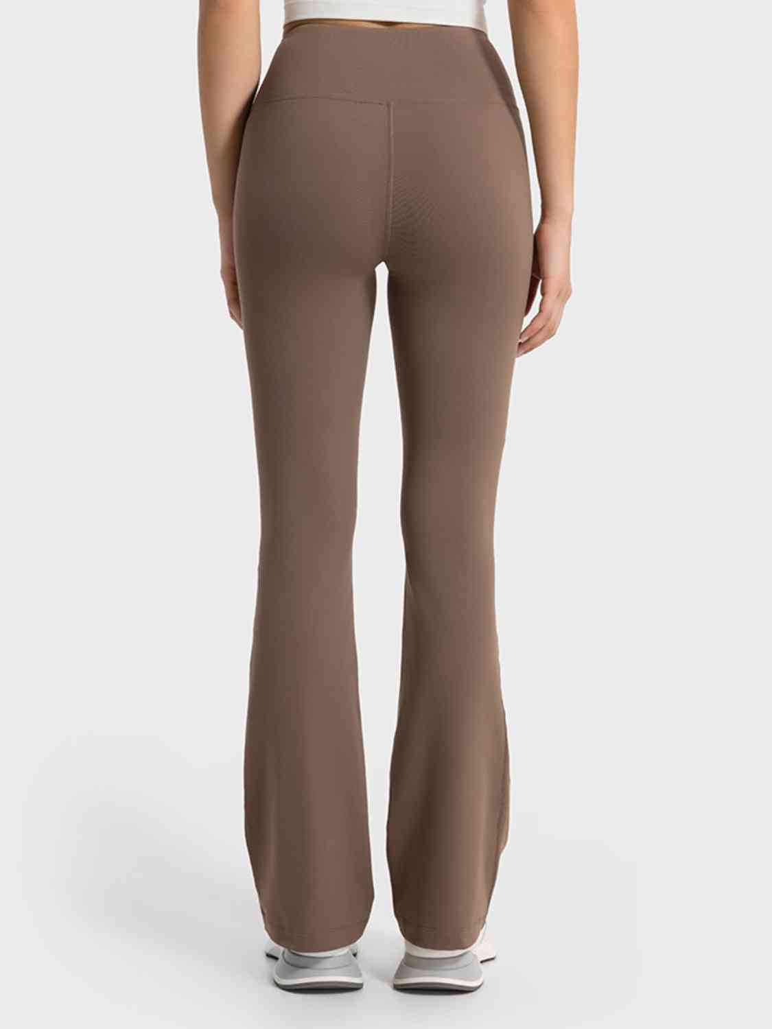 Wide Waistband Bootcut Sport Pants - AllIn Computer