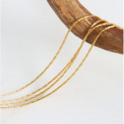 18K Gold-Plated Multi-Layer Clavicle Chain Necklace - AllIn Computer