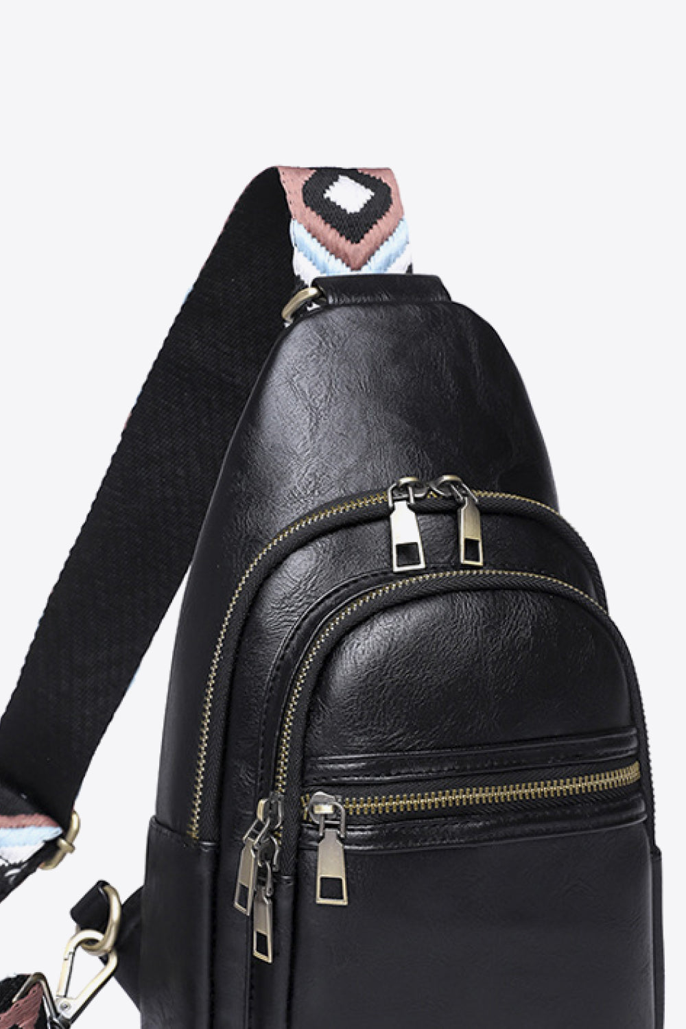 Baeful It's Your Time PU Leather Sling Bag - AllIn Computer