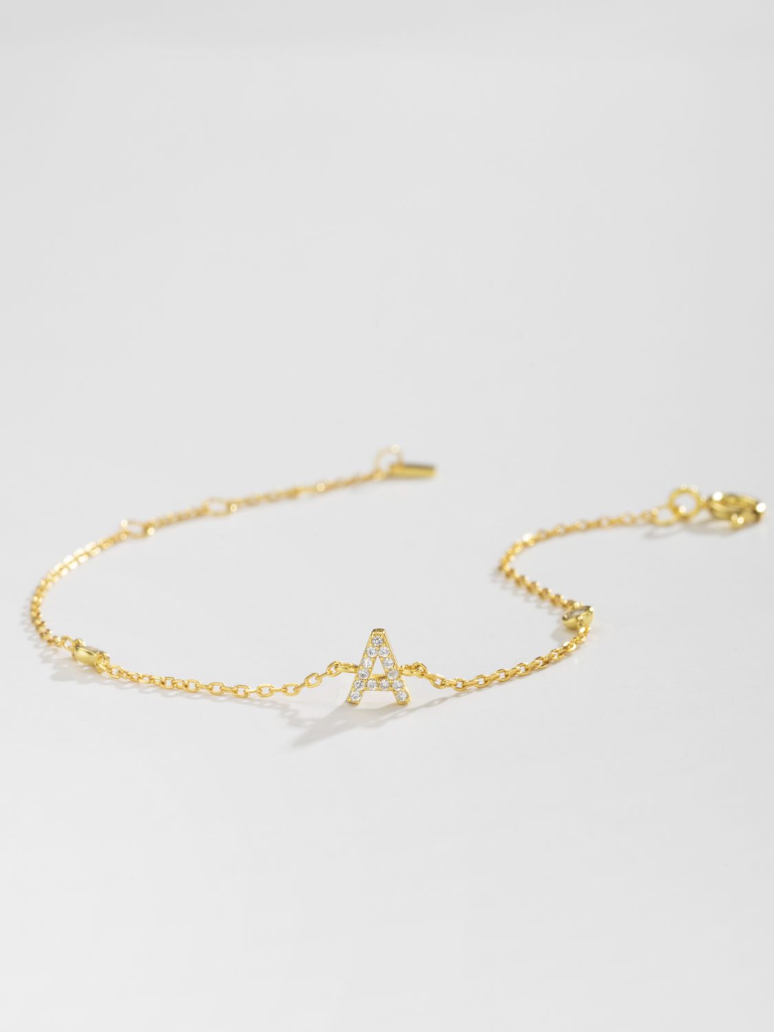 A To F Zircon 925 Sterling Silver Bracelet - AllIn Computer