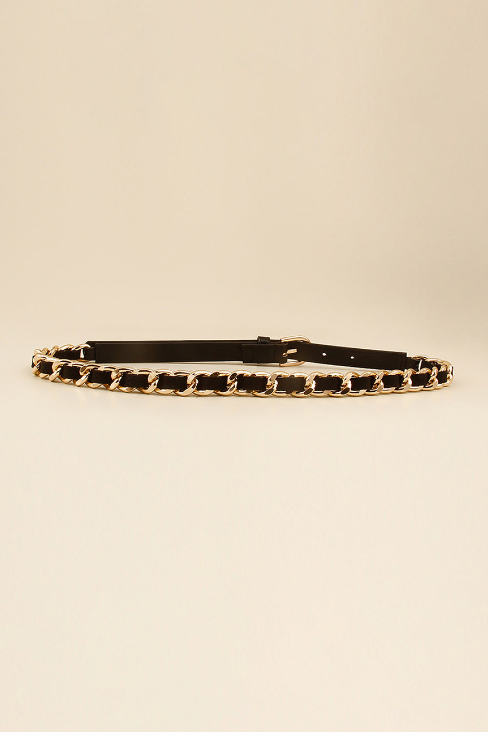 PU Chain Skinny Belt - AllIn Computer