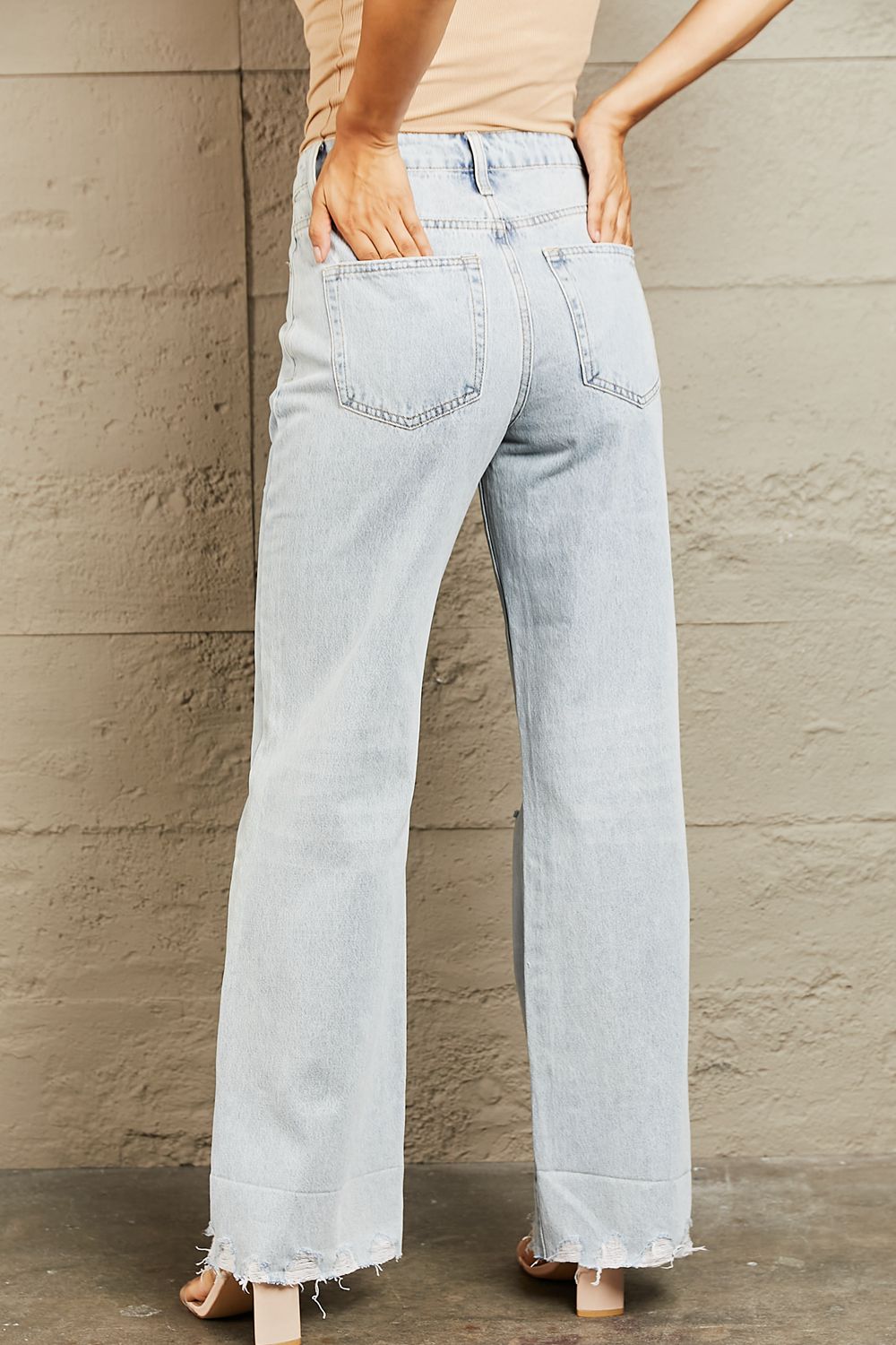 BAYEAS High Waist Flare Jeans - AllIn Computer