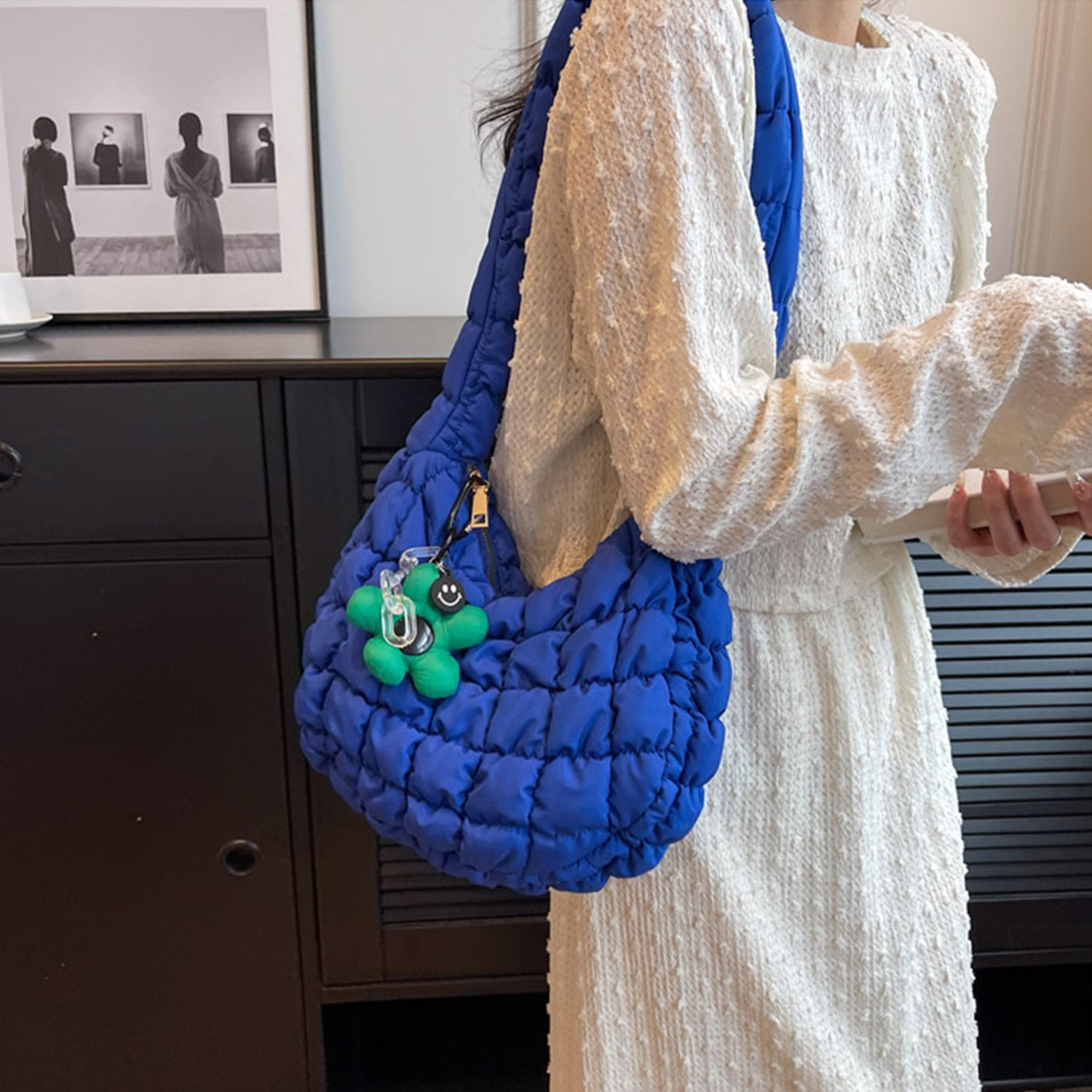 Quilted Shoulder Bag - AllIn Computer