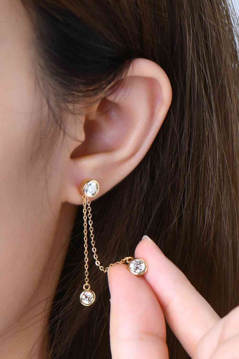 2.6 Carat Moissanite 925 Sterling Silver Earrings - AllIn Computer