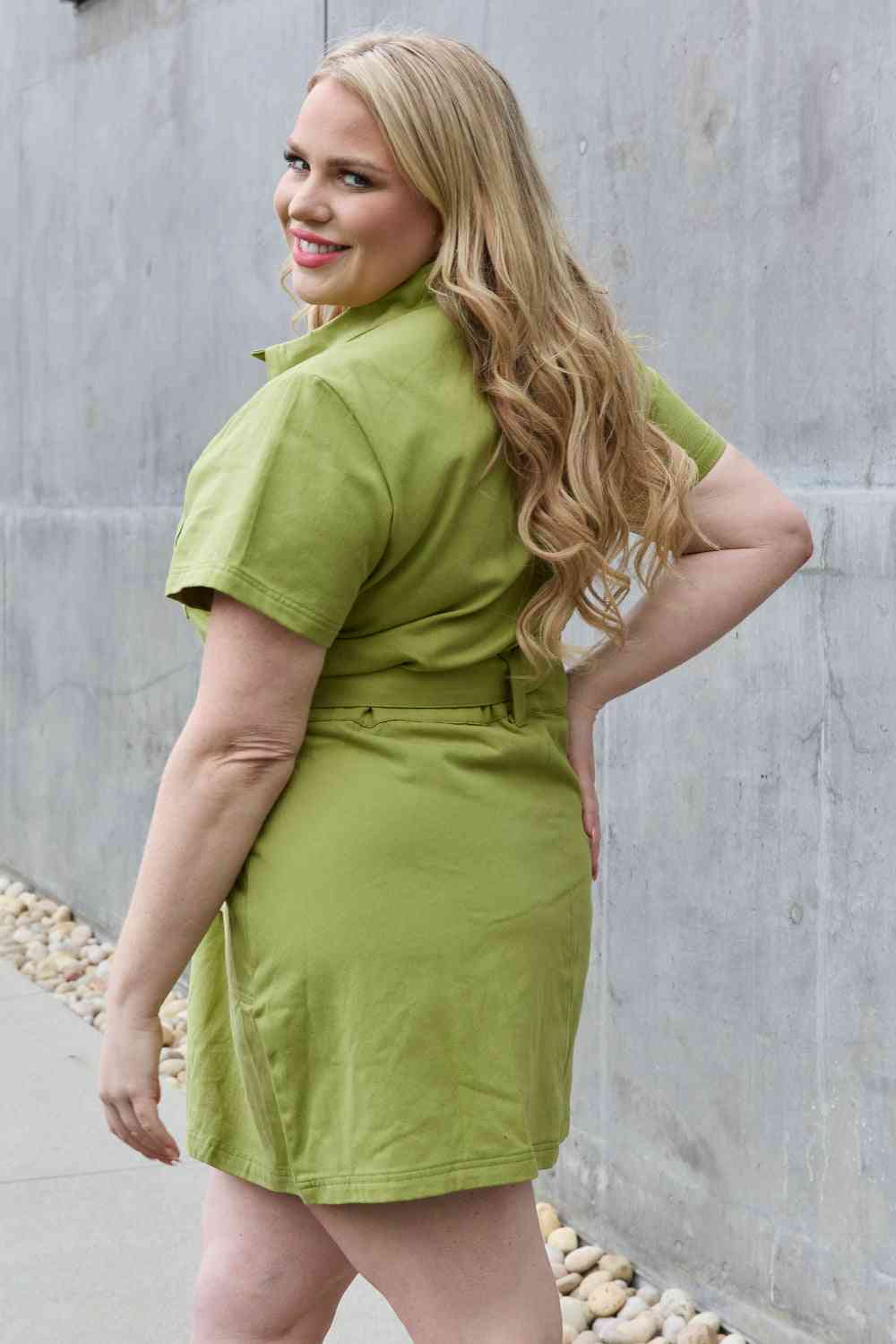 Jady By Jane Stick With Me Full Size Button Down Dress - AllIn Computer