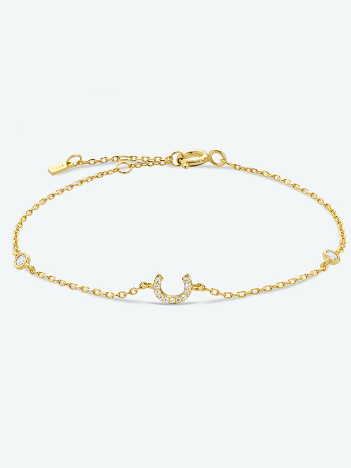 A To F Zircon 925 Sterling Silver Bracelet - AllIn Computer