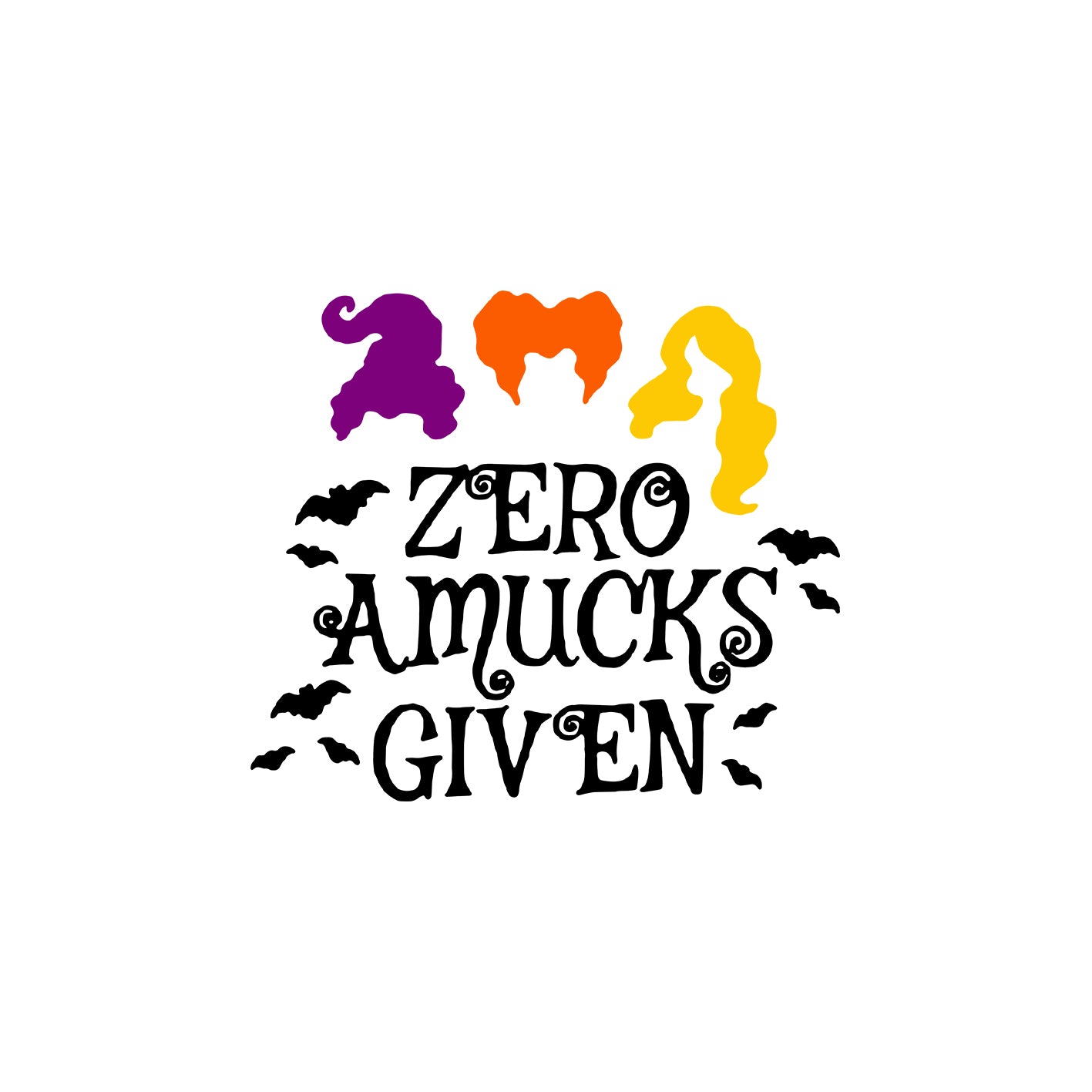 Full Size Round Neck Long Sleeve ZERO AMUCKS GIVEN Graphic Sweatshirt - AllIn Computer