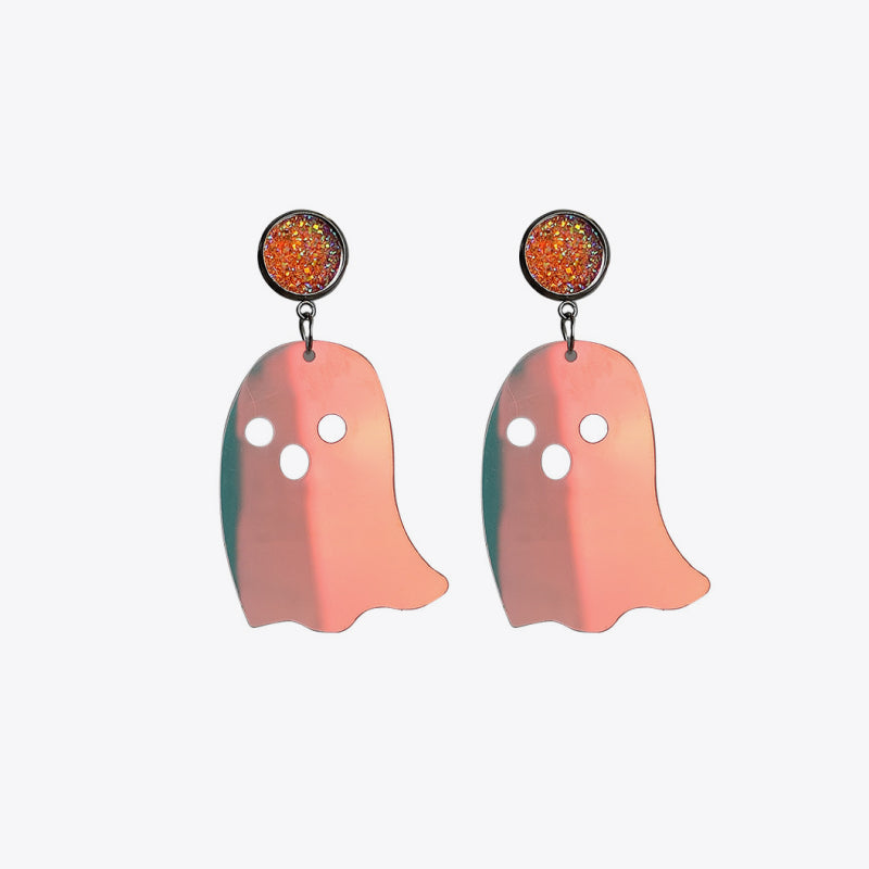 Ghost Shape Acrylic Dangle Earrings - AllIn Computer