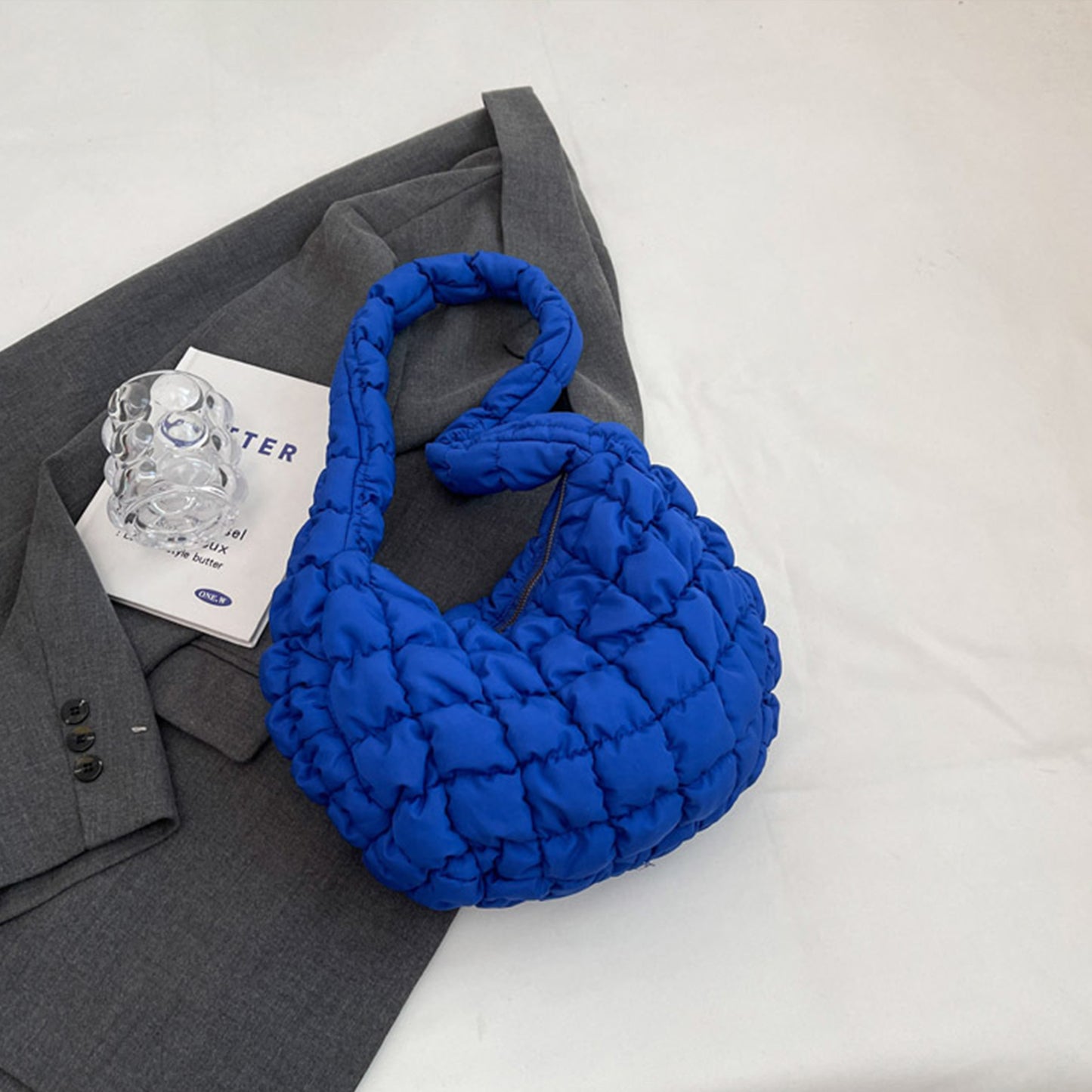 Quilted Shoulder Bag - AllIn Computer