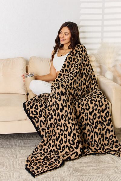 Cuddley Leopard Decorative Throw Blanket - AllIn Computer