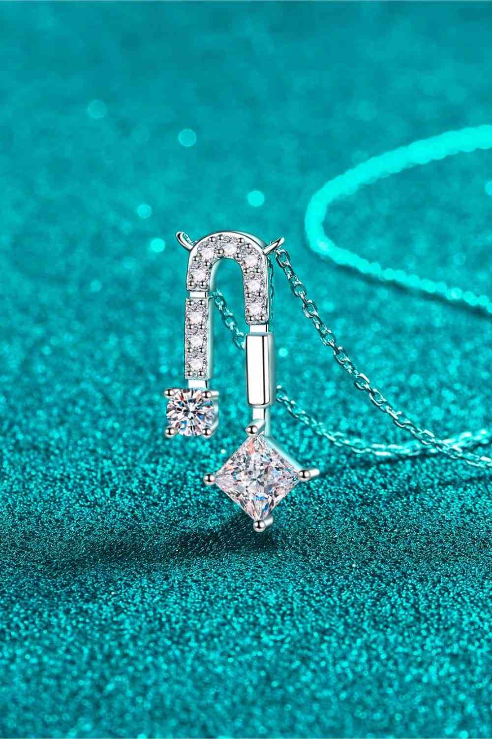 1.3 Carat Moissanite 925 Sterling Silver Necklace - AllIn Computer