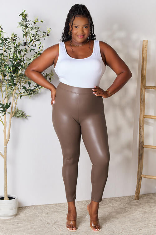 e.Luna Full Size High Waist Skinny Pants - AllIn Computer