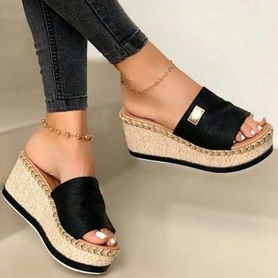 PU Leather Open Toe Sandals - AllIn Computer