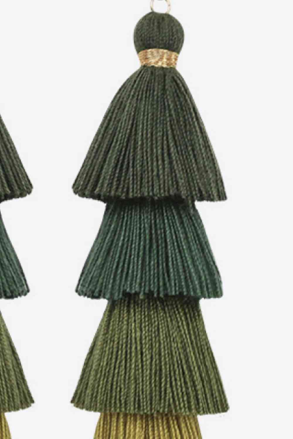 Layered Tassel Earrings - AllIn Computer