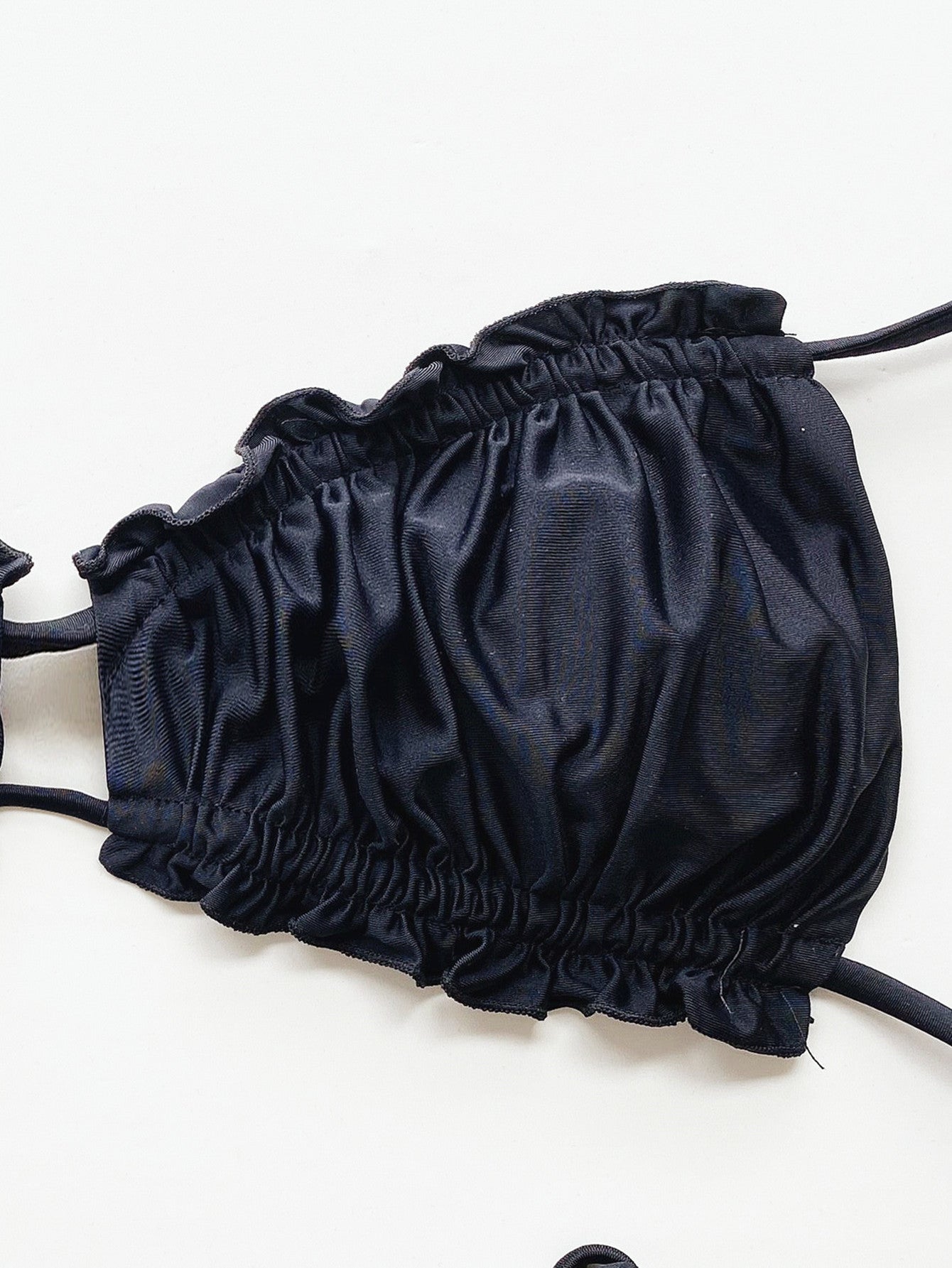 Frill Trill Halter Neck Bikini Set - AllIn Computer