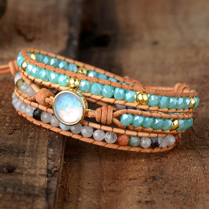 Opal Beaded Layered Bracelet - AllIn Computer