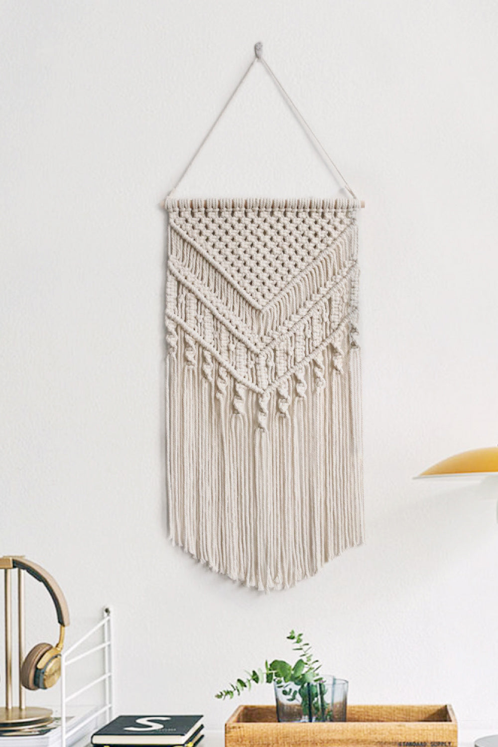 Warm Life Fringe Macrame Hanging Wall Piece - AllIn Computer