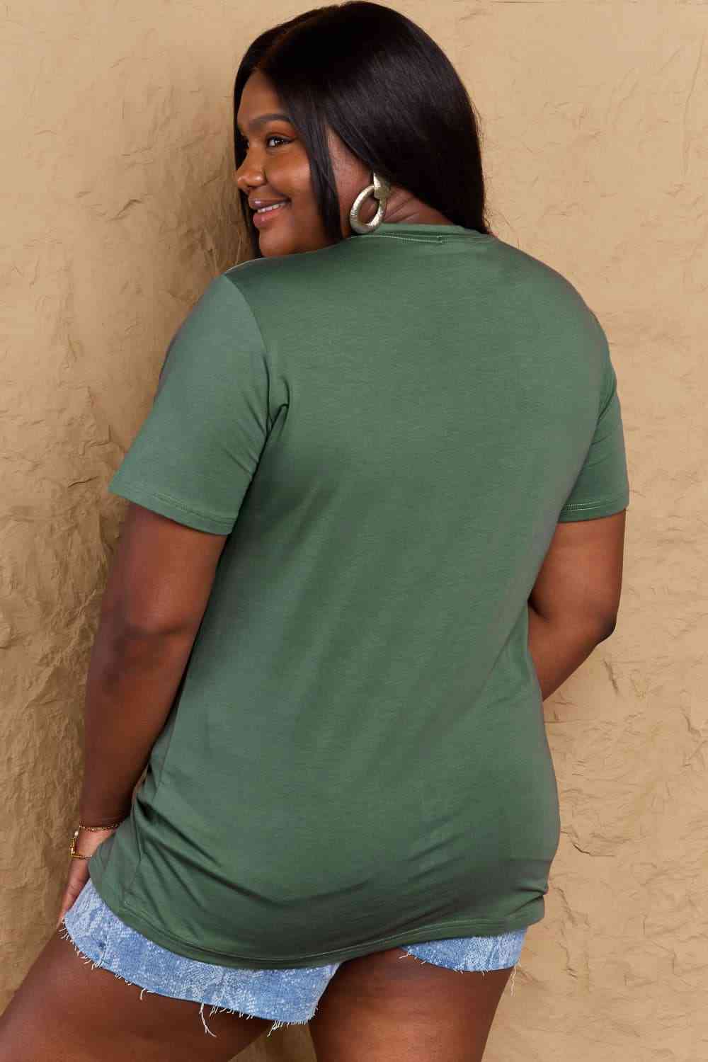 Simply Love Full Size TEACH LOVE INSPIRE Graphic Cotton T-Shirt - AllIn Computer