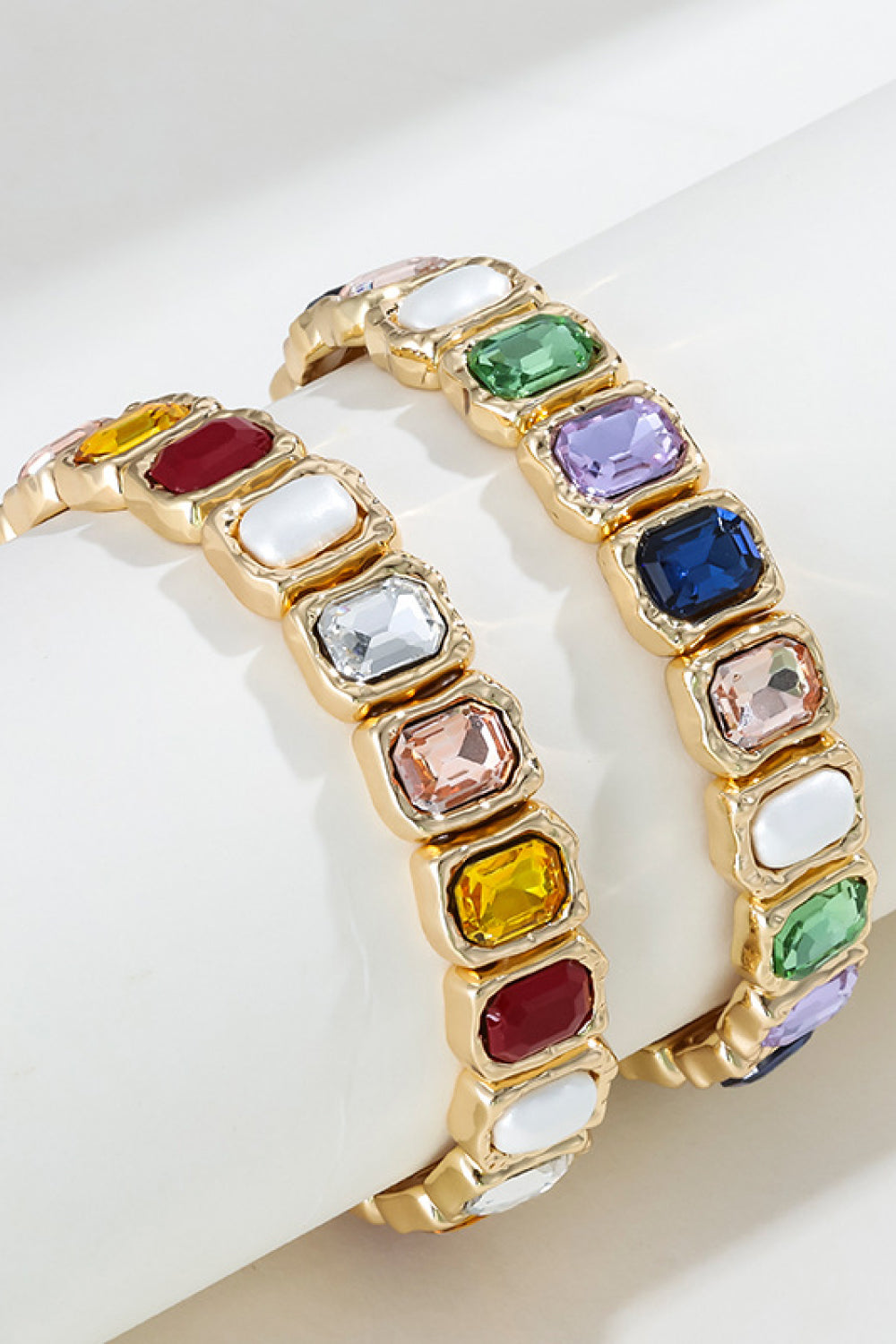 Glass Stone Alloy Bracelet - AllIn Computer