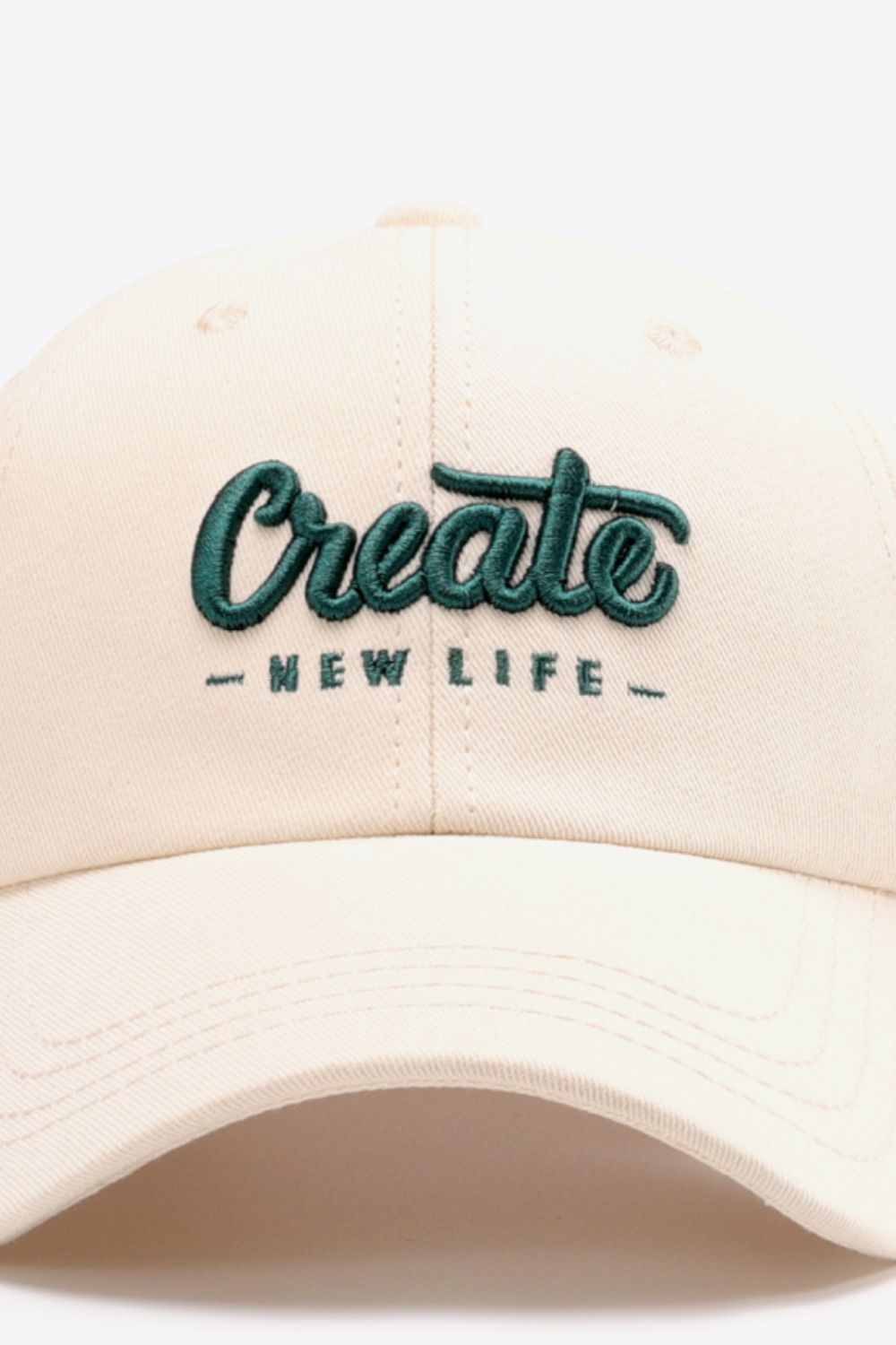 CREATE NEW LIFE Adjustable Cotton Baseball Cap - AllIn Computer