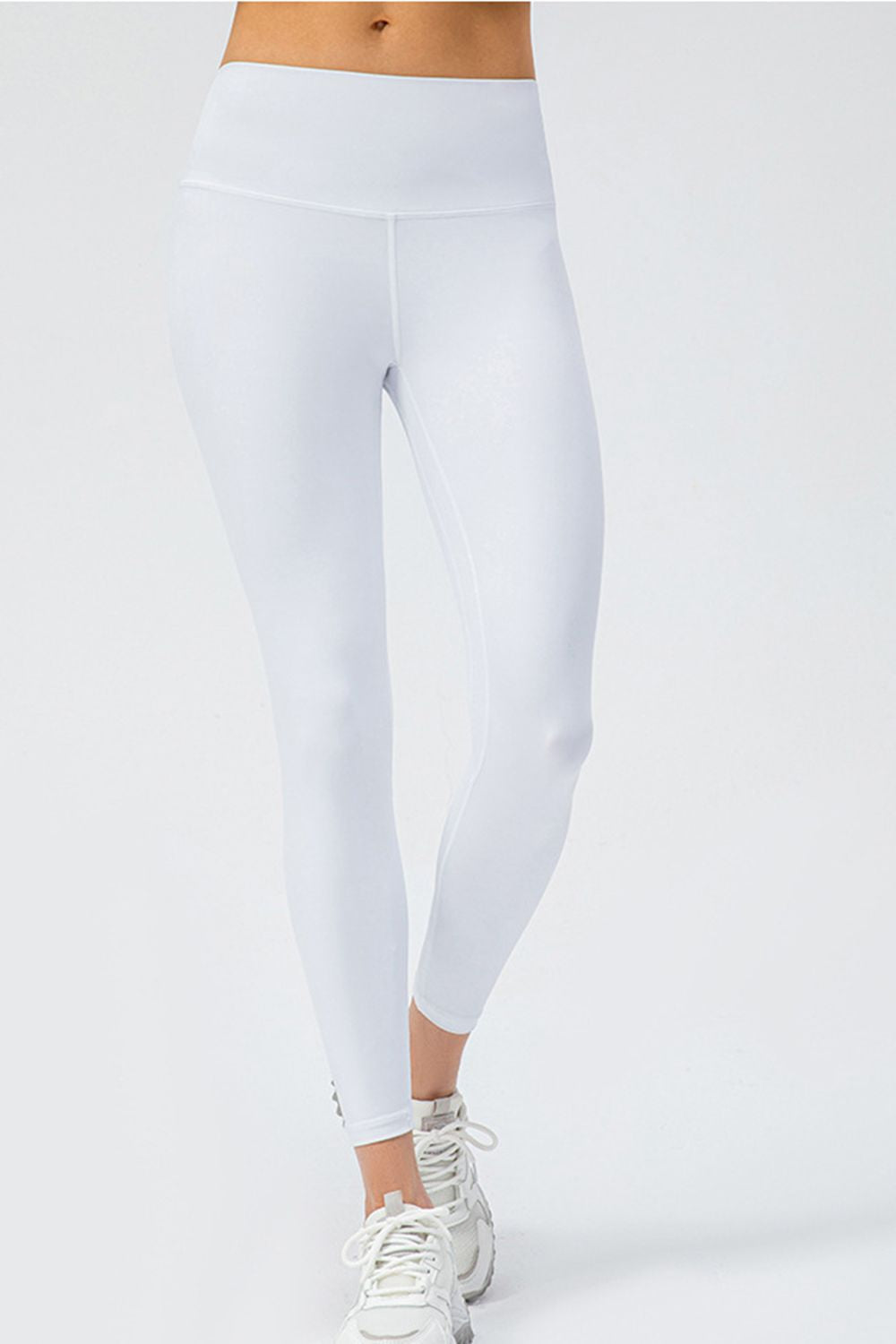 Wide Waistband Slim Fit Active Leggings - AllIn Computer