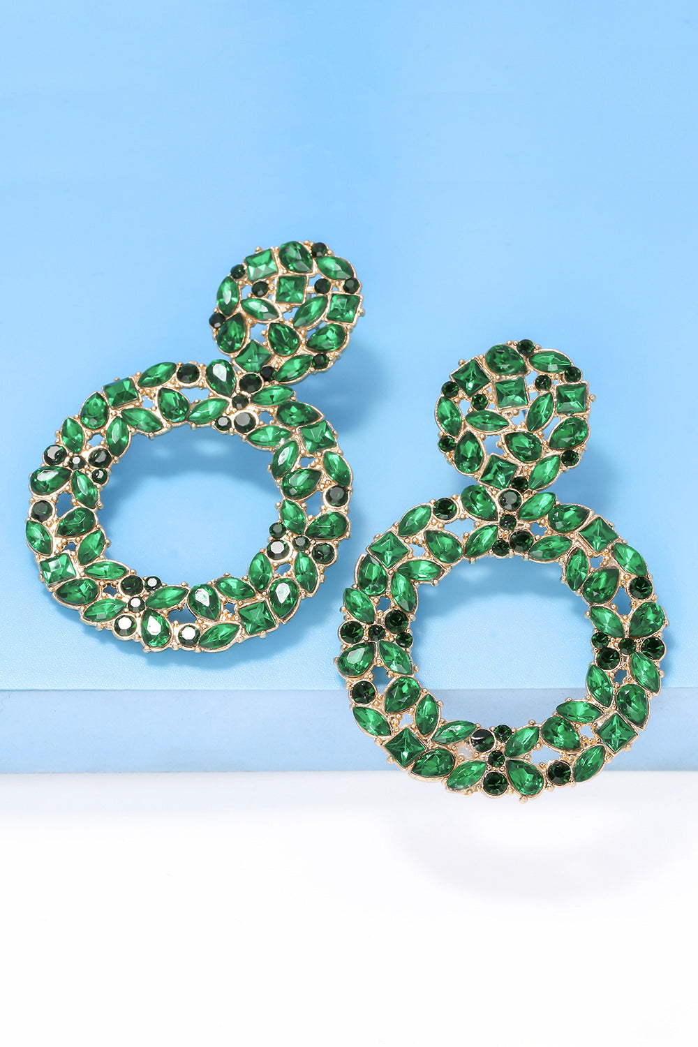 Round Shape Acrylic Dangle Earrings - AllIn Computer