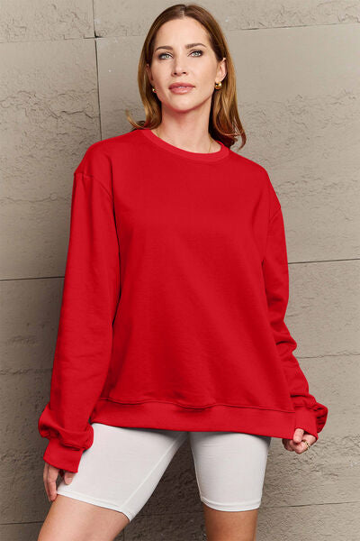 Simply Love Full Size IF I'M TOO MUCH THEN GO FIND LESS Round Neck Sweatshirt - AllIn Computer