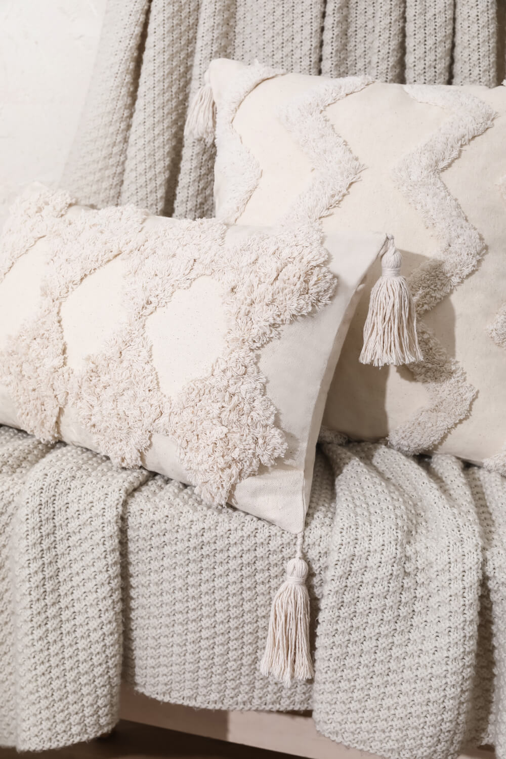 Fringe Decorative Throw Pillow Case - AllIn Computer