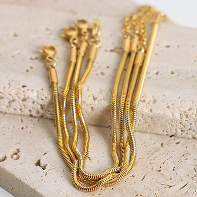 18K Gold-Plated Minimalist Bracelet - AllIn Computer