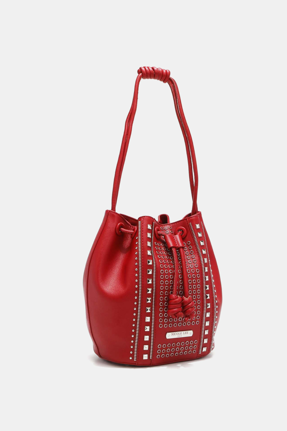 Nicole Lee USA Amy Studded Bucket Bag - AllIn Computer