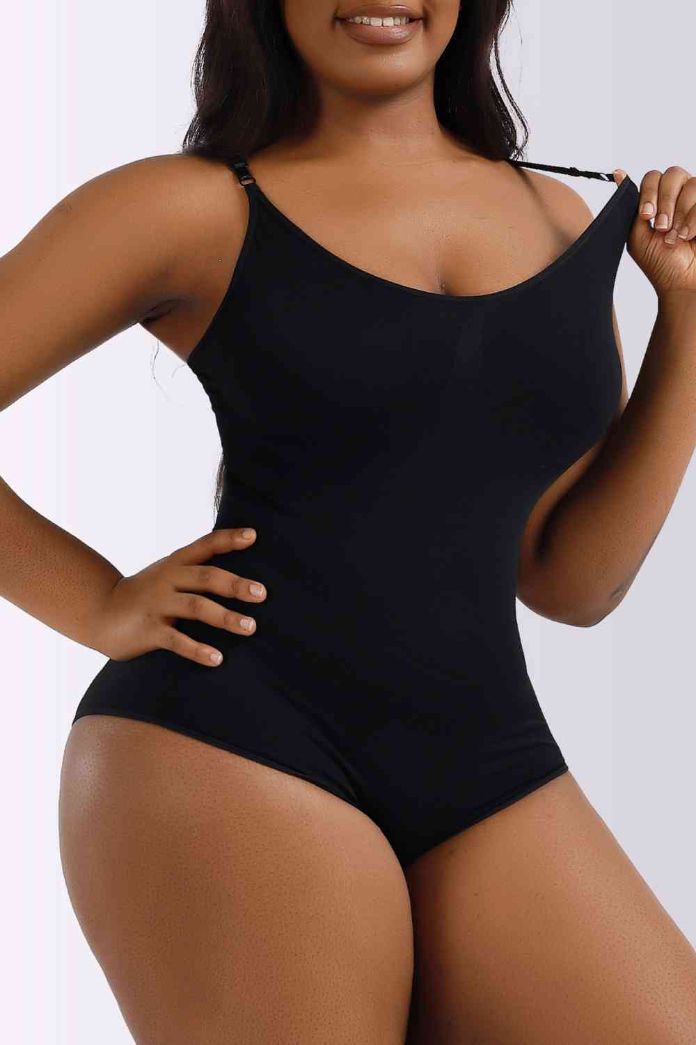 Spaghetti Strap Shaping Bodysuit - AllIn Computer